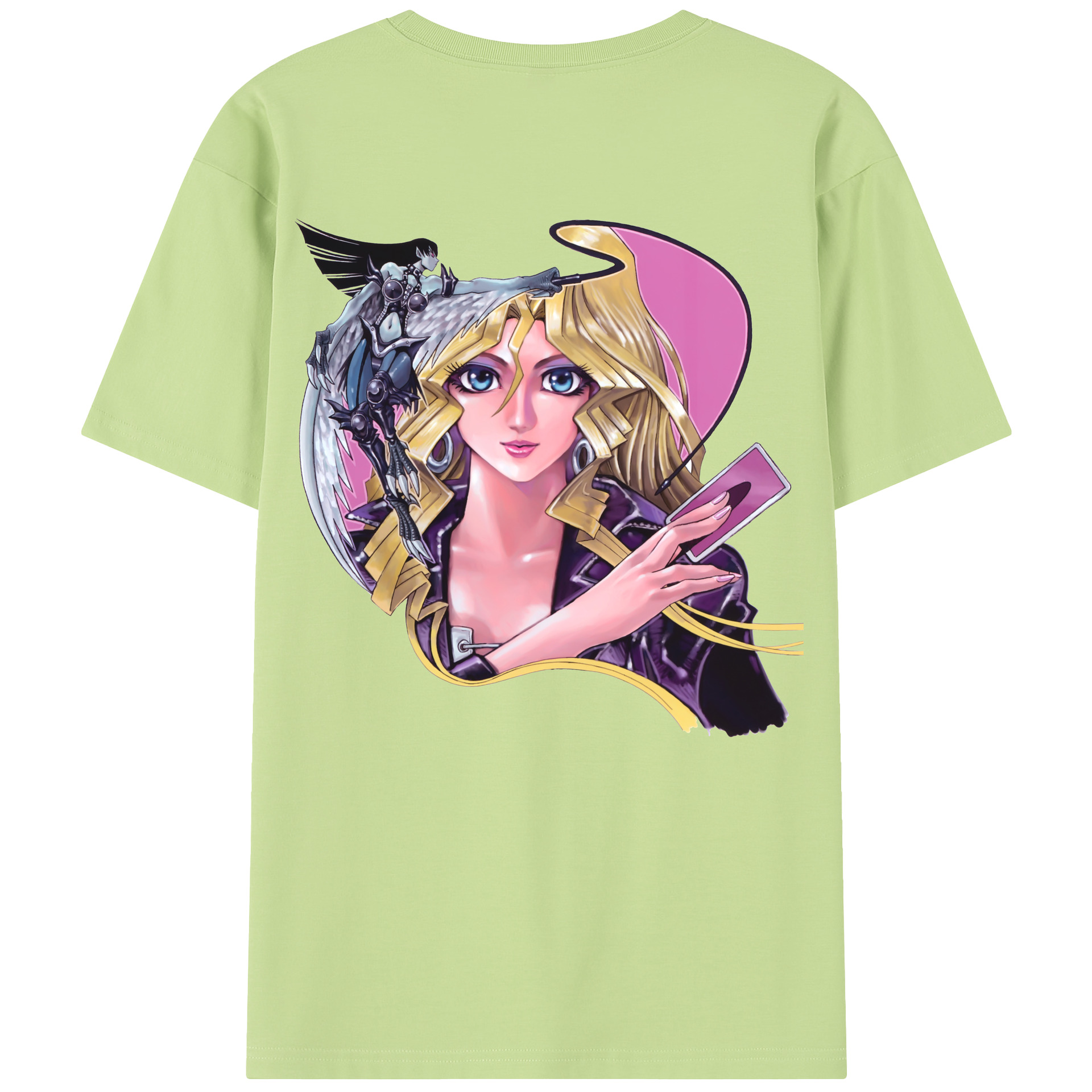 （画像用） 遊☆戯☆王 Yu-Gi-Oh! 綿100％半袖Tシャツ（背面プリント）